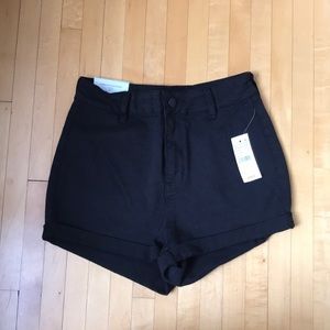 Pacsun black high waisted shorts
